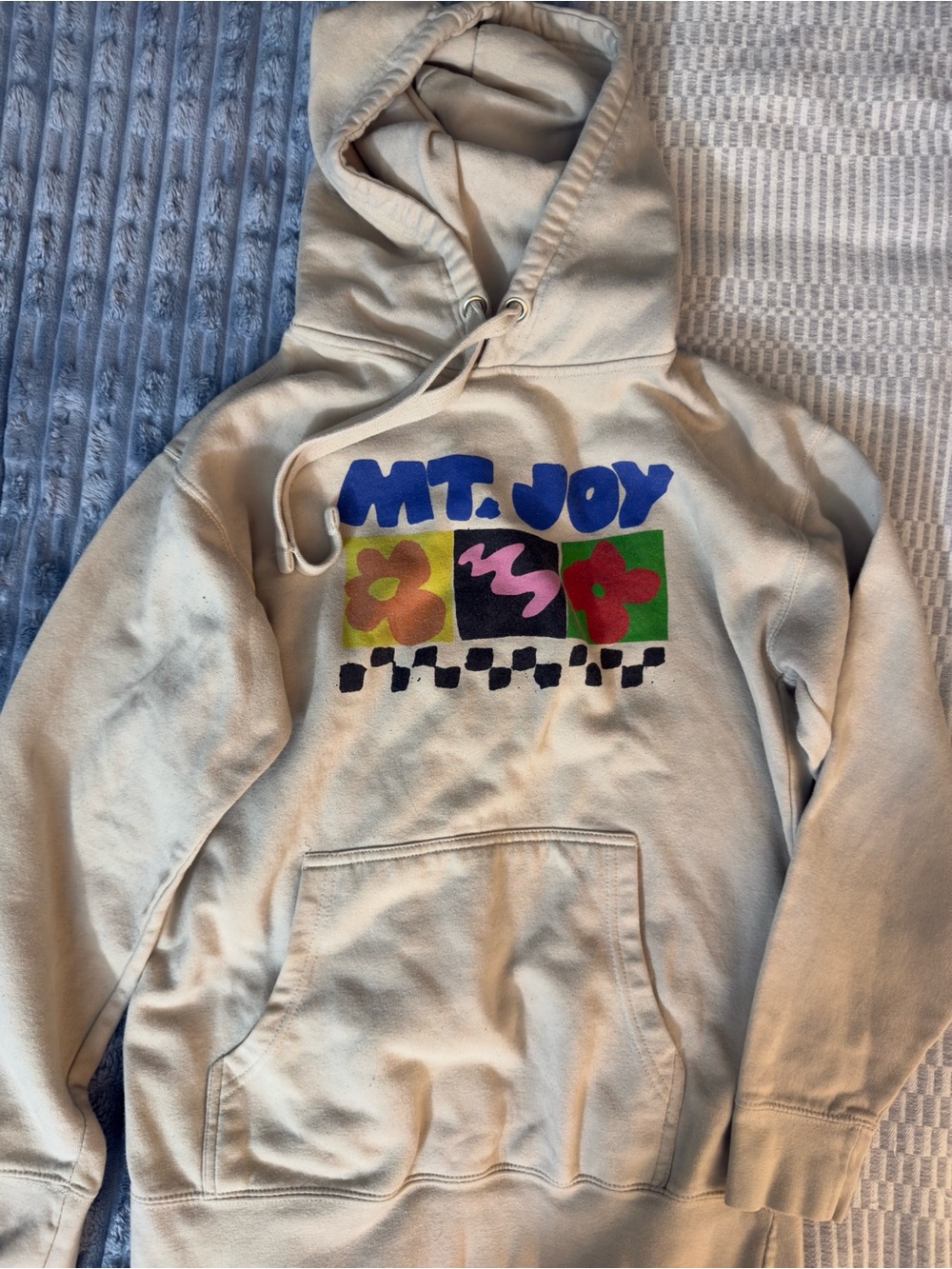 Floral Abstract Mt. Joy Band Hoodie | Size Medium
